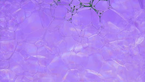 Beautiful multicolored soapy structore with liquid ink Stock Footage 127924400