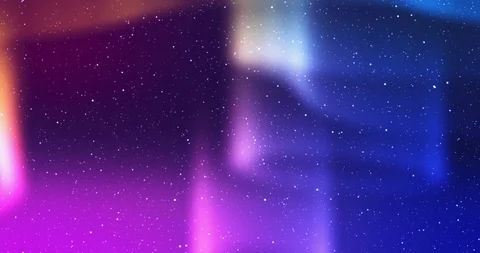 Beautiful multicoloured aurora light phenomenon in a clear night sky Vídeos de archivo 118019356