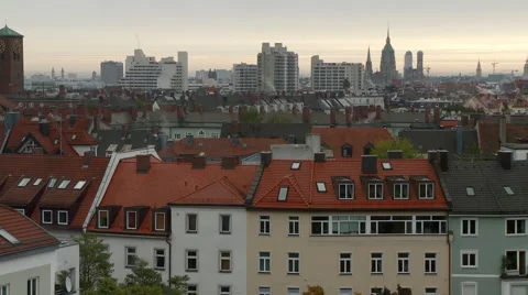 Beautiful Munich Skyline Video stock 43659687