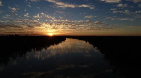 Beautiful Murray Sunset Stock Photos