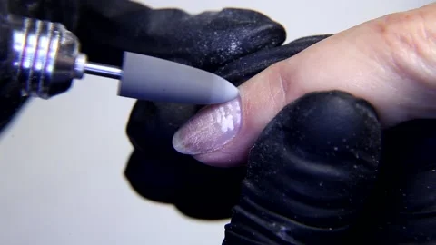 Beautiful nails manicure Stock Footage 100672106
