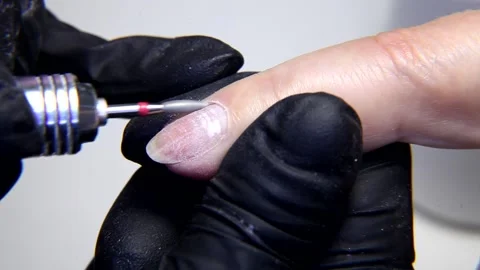 Beautiful nails manicure Stock Footage 100672134