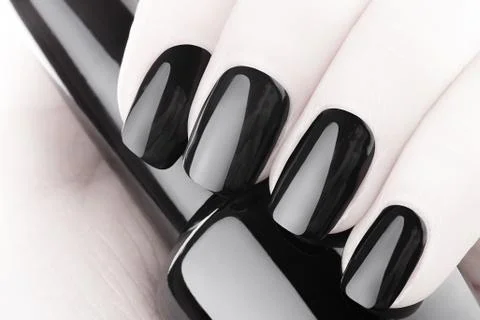 Beautiful nails. Stock Photos