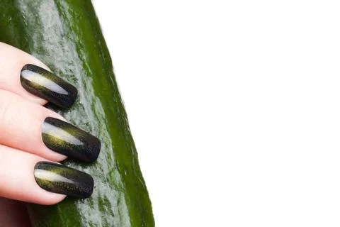 Beautiful nails. Stock Photos
