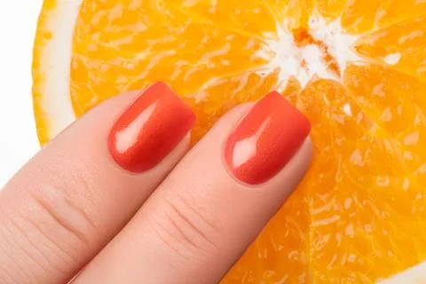 Beautiful nails. Stock Photos