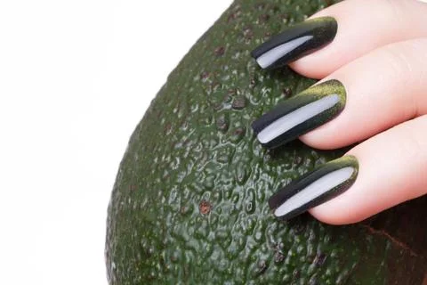 Beautiful nails. Stock Photos