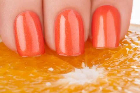 Beautiful nails. Foto stock