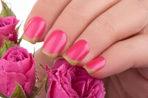 Beautiful nails. Foto stock