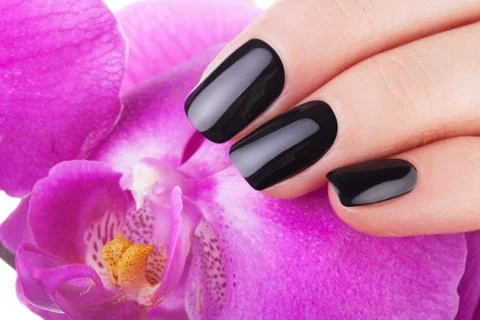 Beautiful nails. Stock Photos