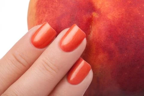 Beautiful nails. Stock Photos