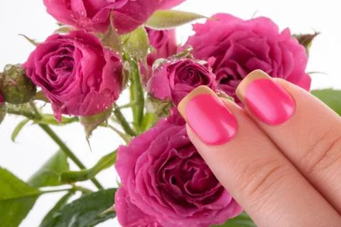 Beautiful nails. Foto stock