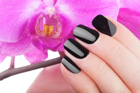 Beautiful nails. Stock Photos