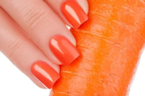 Beautiful nails. Stock Photos