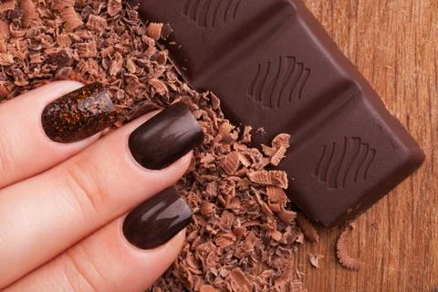 Beautiful nails. Foto stock