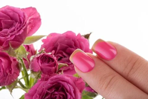 Beautiful nails. Stock Photos