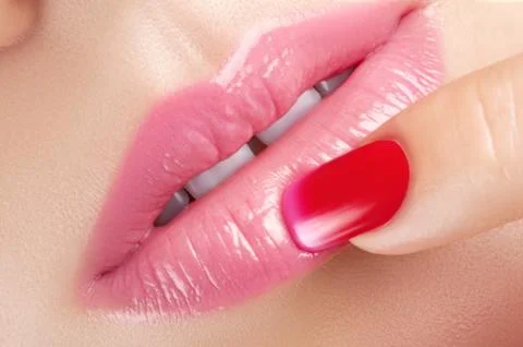 Beautiful nails. Stock Photos