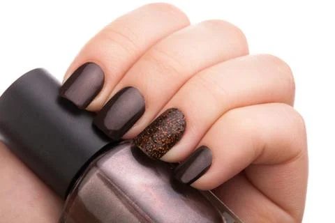 Beautiful nails. Stock Photos
