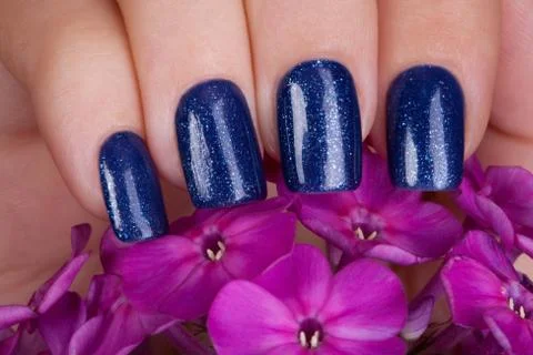 Beautiful nails. Stock Photos