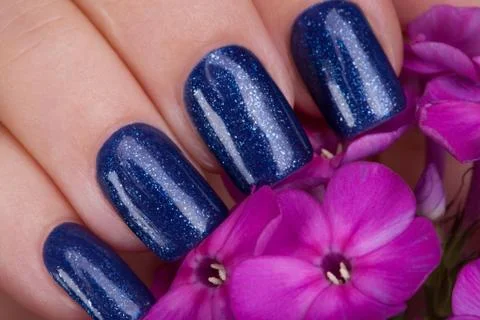 Beautiful nails. Stock Photos