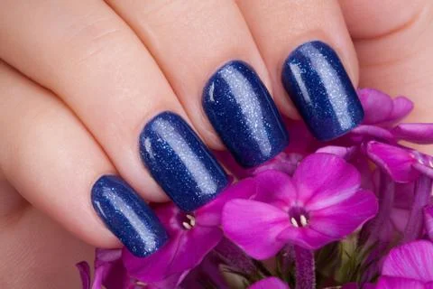 Beautiful nails. Stock Photos