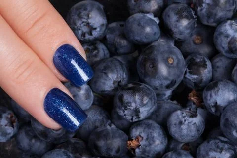 Beautiful nails. Stock Photos