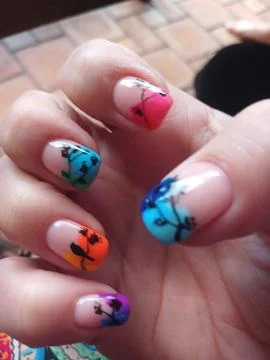 Beautiful nails Stock Photos