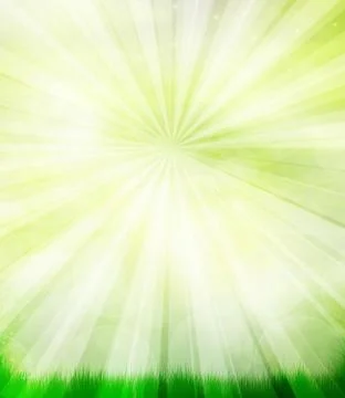 Beautiful natural summer background with a rays Stock Illustration
