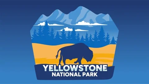  beautiful natural views and sky in yellowstone national park Stock Footage 342575159