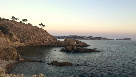 Beautiful nature cliffs as time lapse video Video stock 71770417