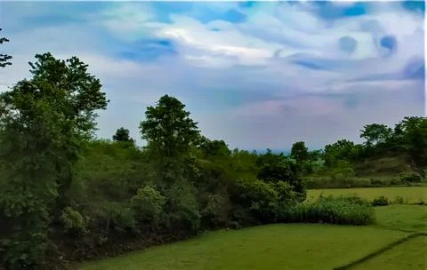 A beautiful nature with cloud Stock Photos