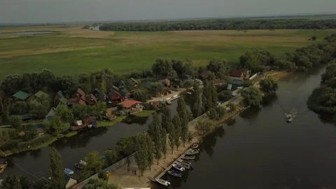 Beautiful nature from the height of the drone's flight Video stock 107824405