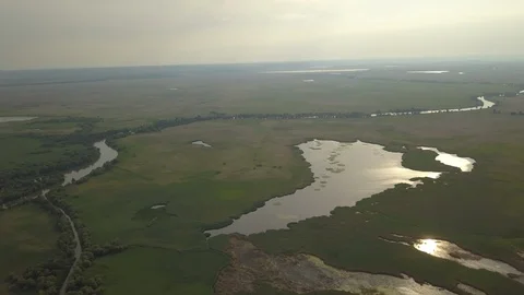 Beautiful nature from the height of the drone's flight Video stock 107824481