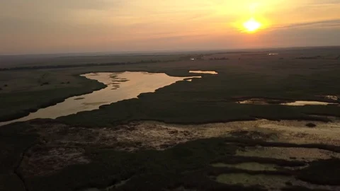 Beautiful nature from the height of the drone's flight Video stock 107824962