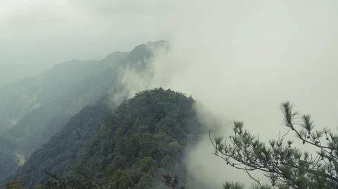 Beautiful nature mountain viewing on the top Foto stock