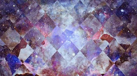 Beautiful nebula and Galaxy. Elements of this image furnished by NASA. Spa... Stock Photos