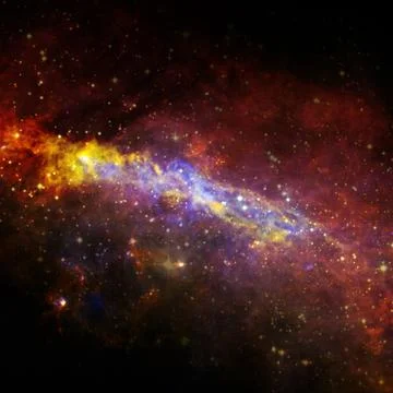 Beautiful nebulaes in outer space. Elements of this image furnished by NASA Stockillustratie