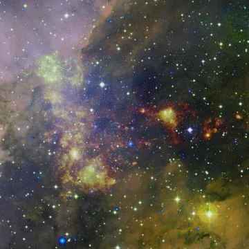 Beautiful nebulaes in outer space. Elements of this image furnished by NASA Stock Illustration