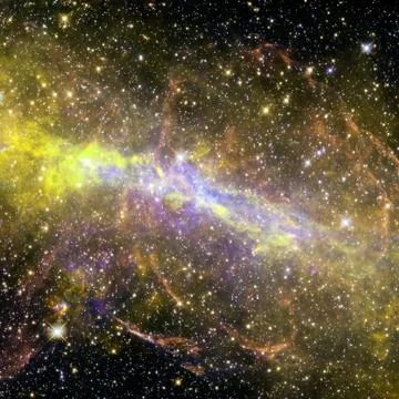 Beautiful nebulaes in outer space. Elements of this image furnished by NASA Stock Illustration