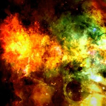 Beautiful nebulaes in outer space. Elements of this image furnished by NASA イラスト素材