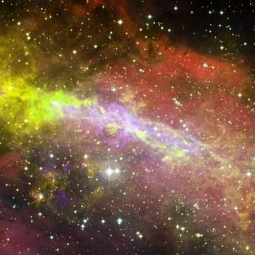 Beautiful nebulaes in outer space. Elements of this image furnished by NASA イラスト素材