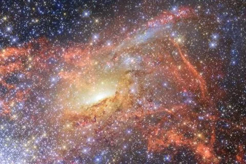 Beautiful nebulaes in outer space. Elements of this image furnished by NASA Stock Illustration