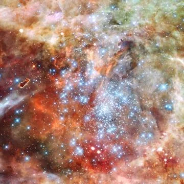 Beautiful nebulaes in outer space. Elements of this image furnished by NASA Fotos Stock
