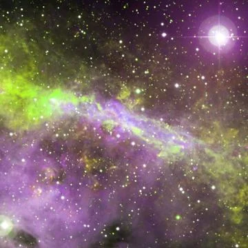 Beautiful nebulaes in outer space. Elements of this image furnished by NASA Foto stock