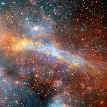 Beautiful nebulaes in outer space. Elements of this image furnished by NASA Fotos Stock