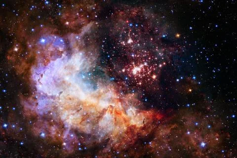 Beautiful nebulaes in outer space. Elements of this image furnished by NASA Fotos Stock