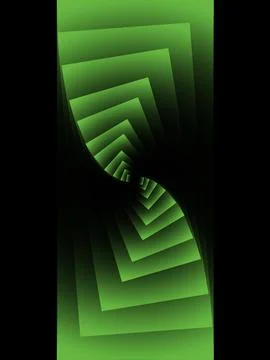 Beautiful neon light shape illusion design Stock Illustration