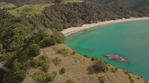 Beautiful New Chums Beach, Coromandel, New Zealand Vidéo 152454948