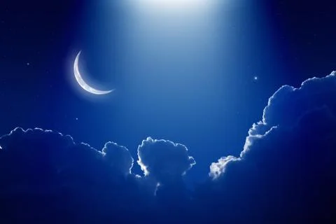Beautiful night Stock Illustration