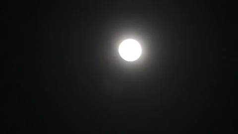 Beautiful night moon 4k Stock Footage 249493930