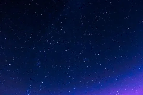 Beautiful night sky with stars Stock Photos